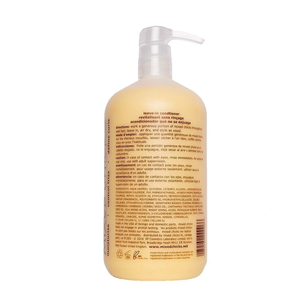 Mixed Chicks Leave-In Conditioner For Curl Definition And Frizz Control - Liter